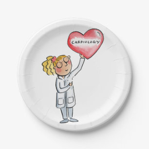 Cardiology Paper Plate