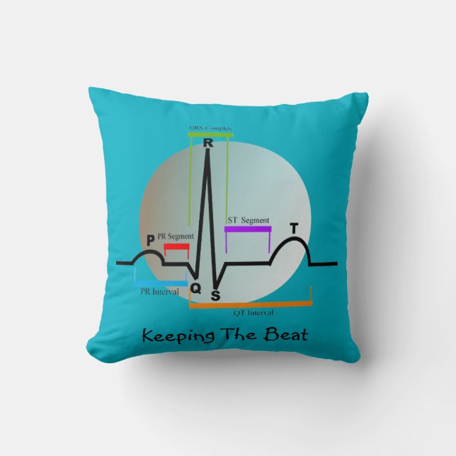 Cardiology Pillow QRS Segment III (Front)