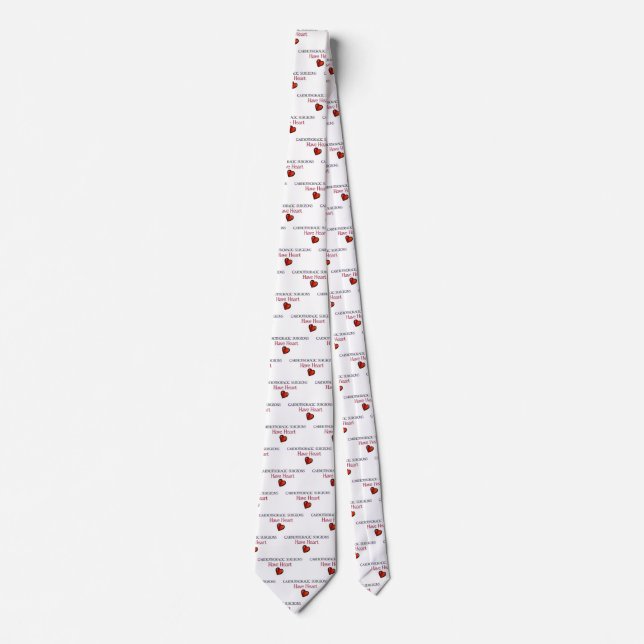 Cardiothoracic Surgeons Have Heart Neck Tie (Front)