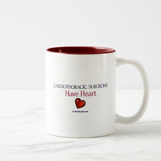 Cardiothoracic Surgeons Have Heart Two-Tone Coffee Mug (Right)