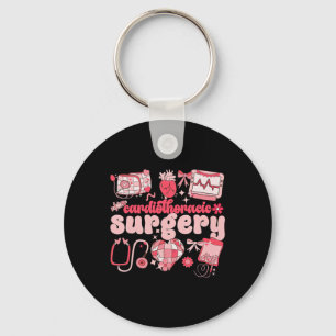 Cardiothoracic Surgery Valentine's Day Heart Cardi Keychain