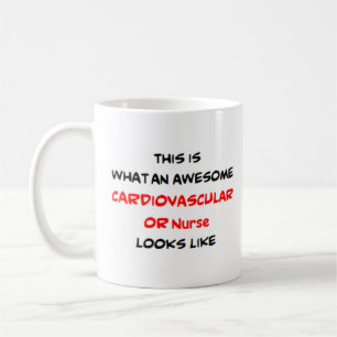 cardiovascular or nurse, awesome coffee mug