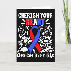 Cardiovascular Support Wear Red Heart Health Aware Card