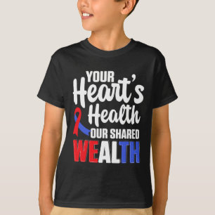 Cardiovascular Support Wear Red Heart Health Aware T-Shirt