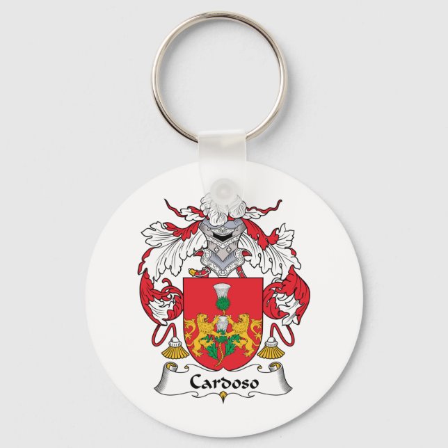 Cardoso Family Crest Keychain (Front)