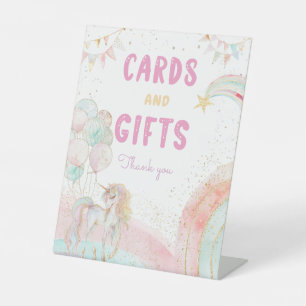 Cards and Gifts Birthday Pedestal Sign