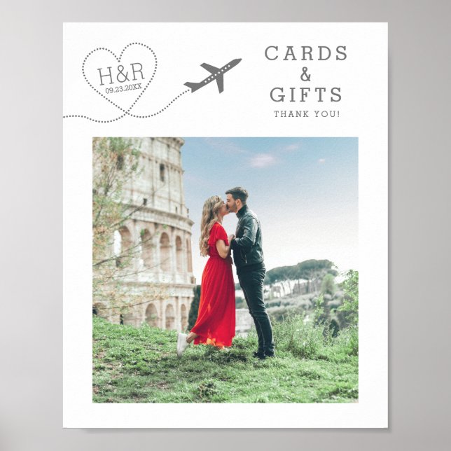 Cards and Gifts Destination Travel Theme Sign (Front)