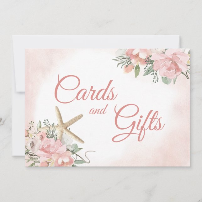 Cards and Gifts Floral Beach (Front)