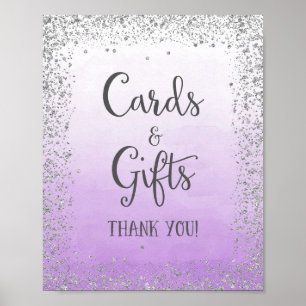 Cards and Gifts Wedding Poster Print
