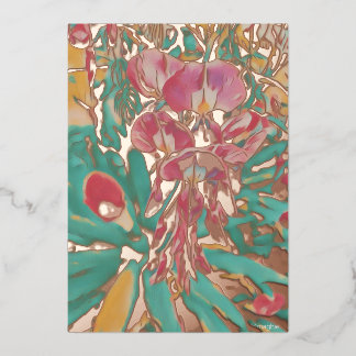 "CARDS BY MAGHIE" #CARDSBYMAGHIE CARDSBYMAGHIE.COM FOIL HOLIDAY CARD