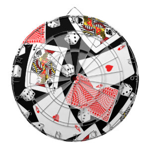 Cards & dice dartboard