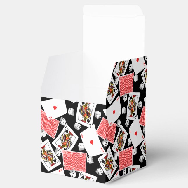 Cards & dice favor box (Opened)