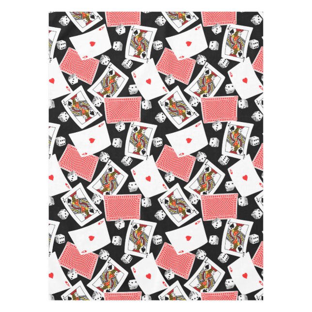 Cards & dice tablecloth (Front)