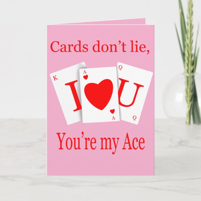 Cards Don’t Lie, You’re My Ace Romantic (Front)