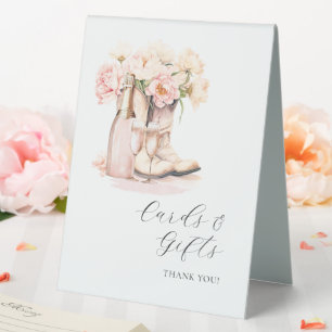 CARDS & GIFTS Boots Bubbly Cowgirl Bridal Shower