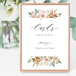 Cards & Gifts Earthy Blooms and Sage Vertical Sign