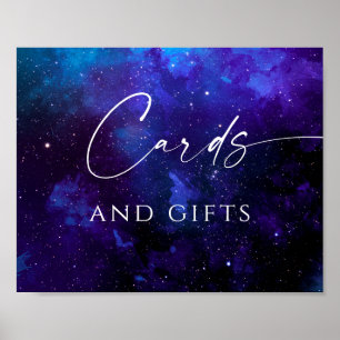 Cards & Gifts Wedding Sign   Galaxy Starry Night 