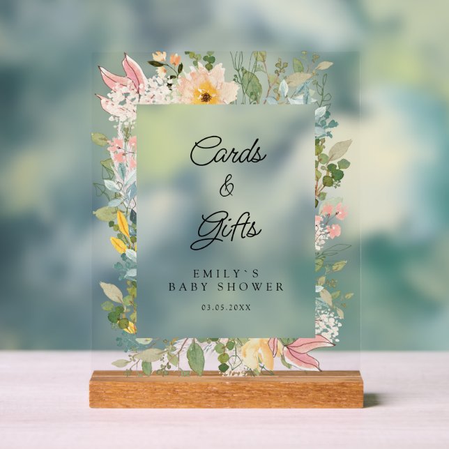Cards &Gifts! Wildflower Garden Charm  (Neutre)