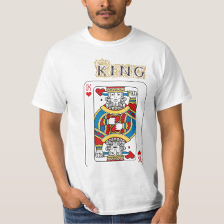 Cards graphic design on men's tshirt