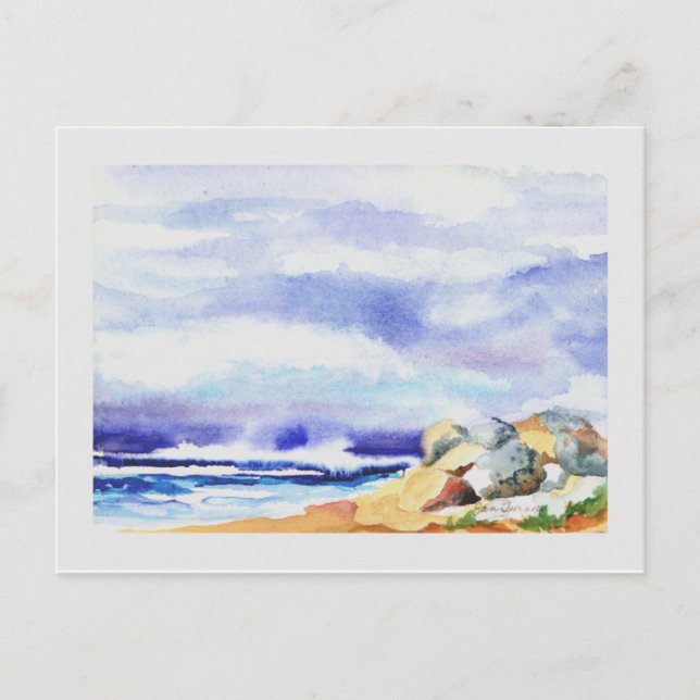 cards,magnet,note pads,stationery,seascapes postcard (Front)
