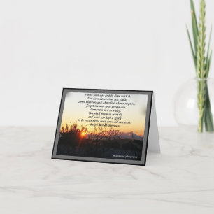 CARDS & NOTELETS - R W Emerson Quote