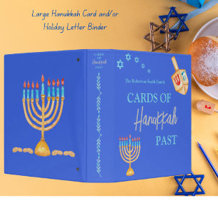 Cards of Hanukkah Past Personalized Binder