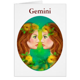 Cards Zodiac - Fantasy Gemini