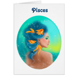 Cards Zodiac - Fantasy Pisces