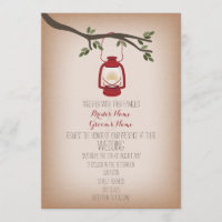 Cardstock Inspired Camping Lantern Wedding