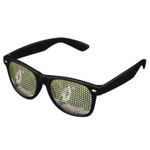 Carduelis carduelis retro sunglasses
