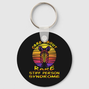 Care About Rare Stiff Person Syndrome Awareness St Keychain