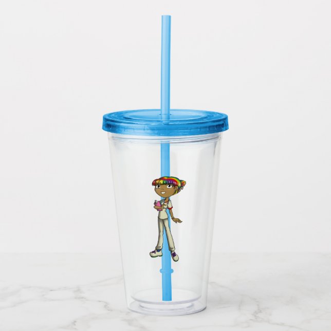 Care Acrylic Tumbler (Front)