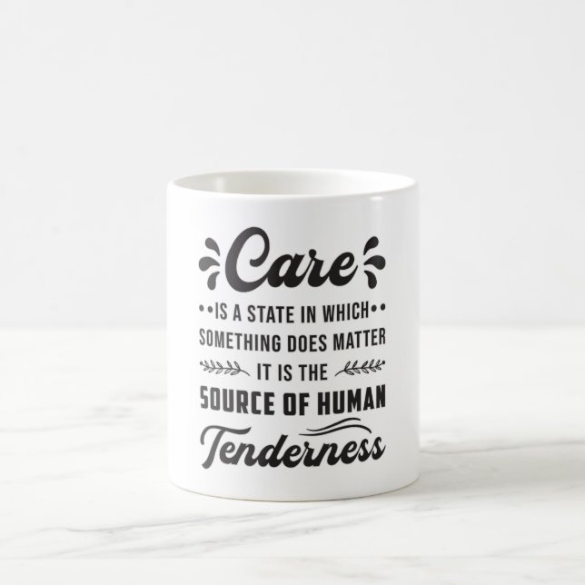 Care Caregiver Caregivers Nurse Nursing Job Funny Coffee Mug (Center)