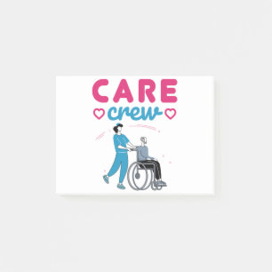 Care Crew Caregivers In Home Nursing Home Post-it Notes