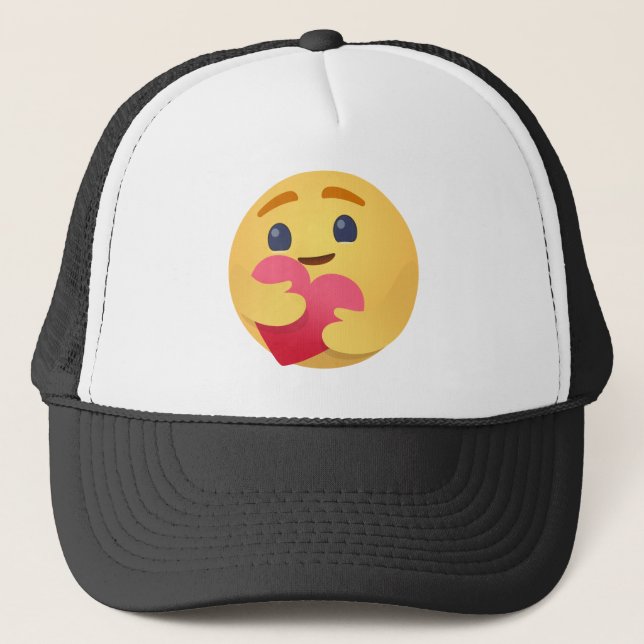 Care Emojis Facebook Trucker Hat (Front)