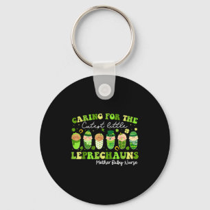 Care for little leprechauns mother baby nurse st keychain