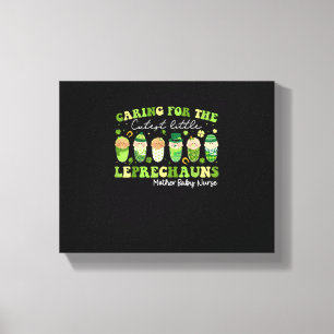 Care For Little Leprechauns Mother Baby Nurse St P Canvas Print