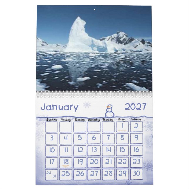 Care Global Warming Calendar (Jan 2027)