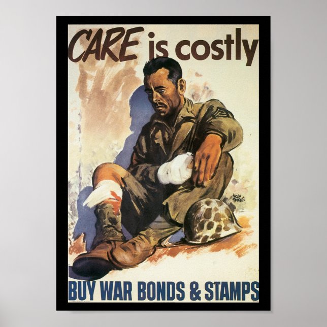 Care Is Costly World War 2 Poster (Front)