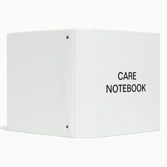 Care Notebook Binder (Background)