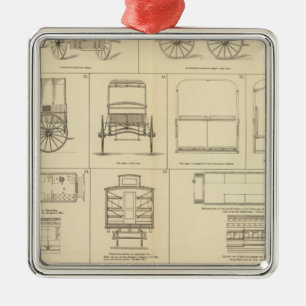 Care of sick, wounded metal ornament