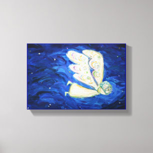 Care of the Soul Angel Painting Canvas (8" x 12")
