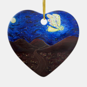 Care of the Soul Angel with Baby Art Gift Ornament