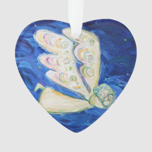 Care of the Soul Angel with Baby Holiday Ornament