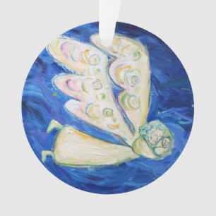 Care of the Soul Angel with Baby Holiday Ornament