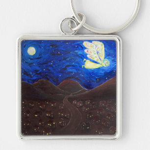 Care of the Soul Guardian Angel Art Keychain