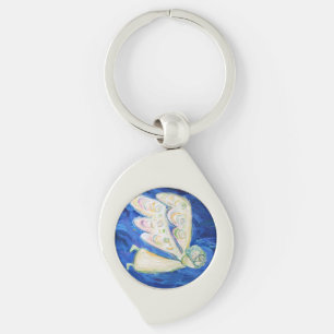 Care of the Soul Guardian Angel with Baby Keychain