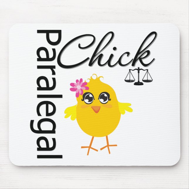 Career Chick Paralegal Mouse Pad (Front)