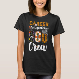 Career Counsellor Boo Crew Ghost Funny Halloween M T-Shirt