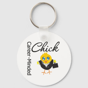 Career-Minded Chick Keychain